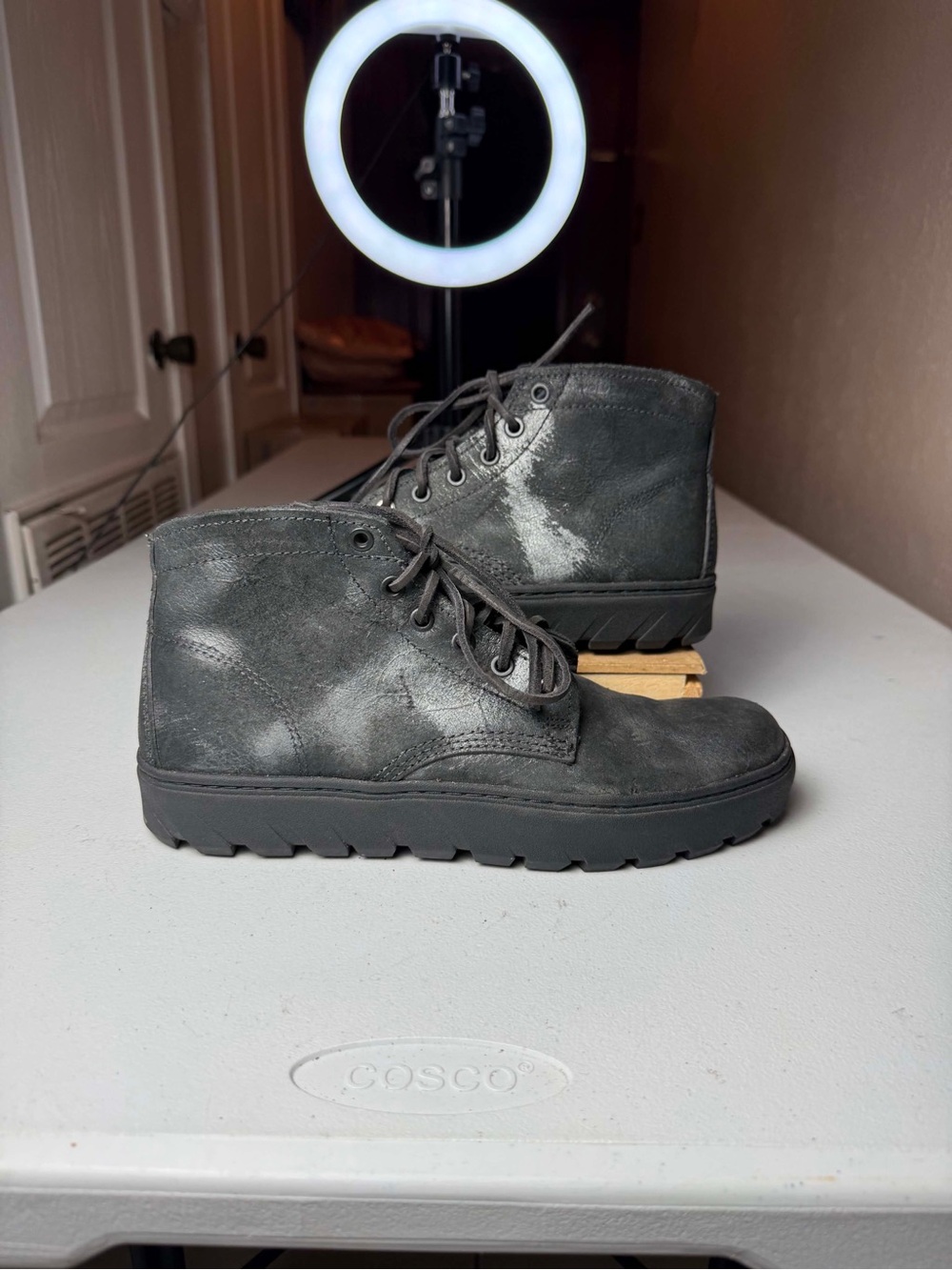 Wolverine 1000 Mile Vic Mensa Men's US 8 D Black Metallic Combat Boots VIBRAM